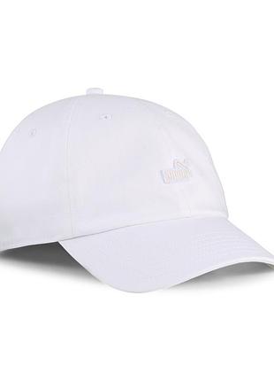 Бейсболка puma ess no. 1 logo patch bb cap біла 02599702