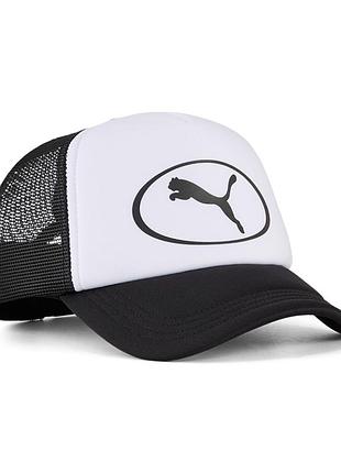 Бейсболка puma ess trucker cap чорна 02697601