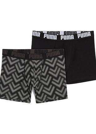 Боксеры мужские puma men printed boxers 2p мультицвет 94747902