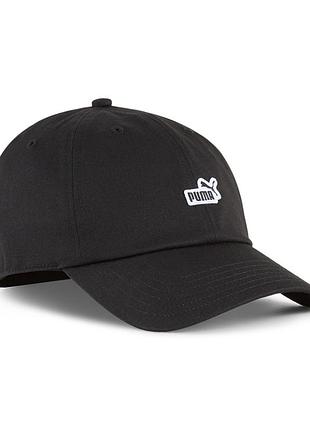 Бейсболка puma ess no. 1 logo patch bb cap чорна 02599701