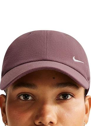 Бейсболка nike u nk club cap u cb sm swsh l коричнева
