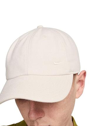 Бейсболка nike u nk club cap u cb sm swsh l молочна