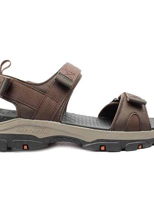 Сандалии мужские skechers tresmen коричневые