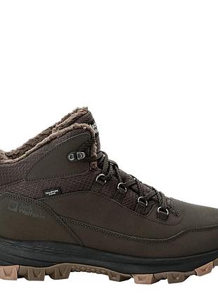 Ботинки мужские jack wolfskin everquest texapore mid m коричневые