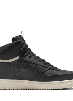 Ботинки мужские nike nike court vision mid wntr графитовые