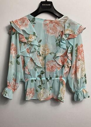 Жіноча блуза river island у квітковий принт
