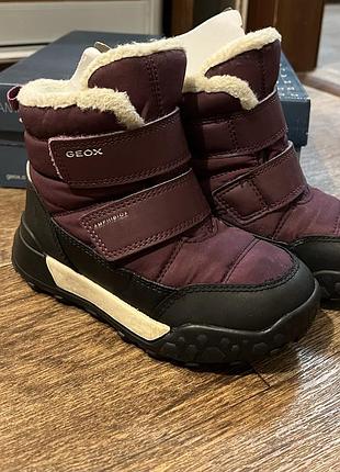 Зимові черевики geox, 27,р, устілка 17 см