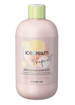 Шампунь освіжний із м'ятою inebrya refreshing shampoo mint 300 мл