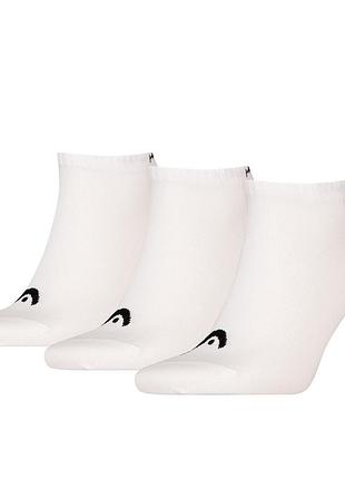 Шкарпетки head all sports training sneaker білі 701229018002