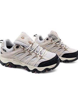 Женские термо кроссовки merrell moab 3#x бежевые❄️