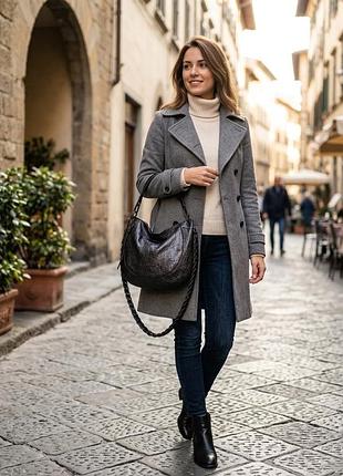 Кожаная сумка gianni chiarini (made in italy)