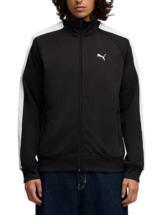 Толстовка чоловіча puma ess t7 poly track jacket чорна 69246201