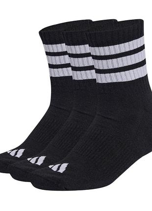 Шкарпетки adidas 3s ess c mid 3p чорні