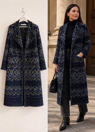 Розпродаж! zara пальто оверсайз з вовною у складі