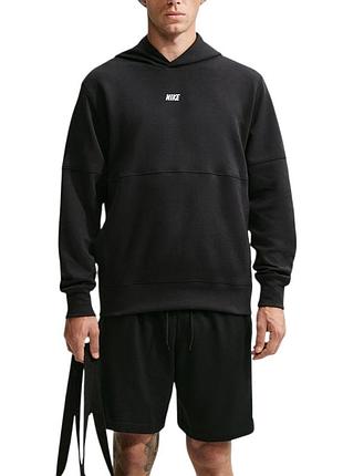 Мужская толстовка nike m nk club varsity hoodie черная