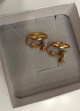 Вінтажнаі кліпси christian dior оригінал