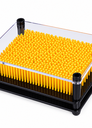 Объемная панель-антистресс с подвижными элементами "3d пин арт" mk 5967(yellow) желтый