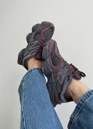 Кросівки жіночі new balance 9060 brown/bordo