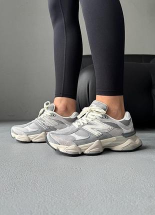 Кроссовки женские new balance 9060 light grey
