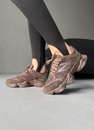 Кросівки жіночі new balance 9060 dark chocolate