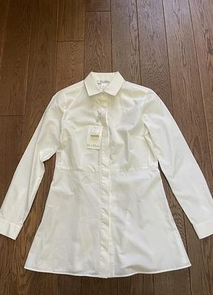 Нова подовжена сорочка з баскою max mara
