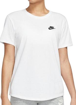 Футболка жіноча nike w nsw tee club біла