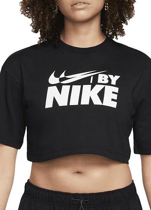 Футболка женская nike w nsw crop tee gls черная