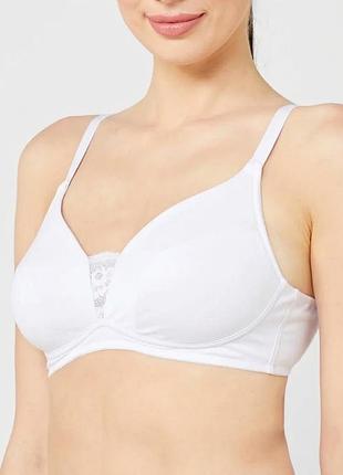 Ультракомфортний білий бюстгальтер бренд marks and spencer
