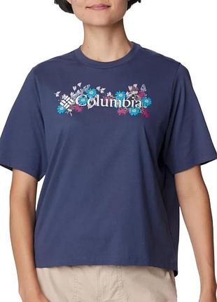 Футболка жіноча columbia north cascades™ relaxed tee синя