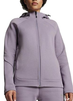 Толстовка жіноча puma evostripe full-zip hoodie фіолетова 68167030