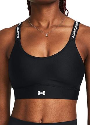 Бра женский under armour ua infinity mid 2.0 bra черный