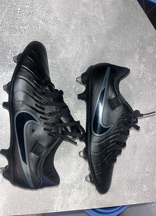 Бутси чоловічі nike tiempo гібриди чорні