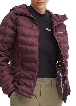 Куртка жіноча columbia powder lite™ ii hooded jacket бордова