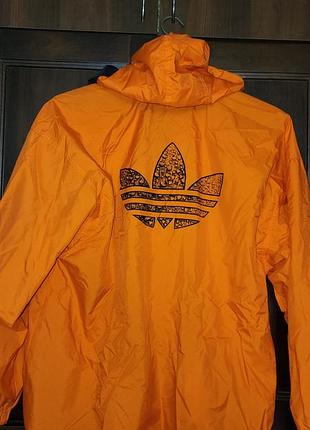 Вітровка чоловіча adidas помаранчева 3