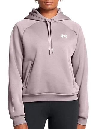 Толстовка жіноча under armour ua armour flc pro hdy сіра