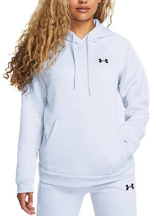 Толстовка жіноча under armour ua armour fleece hoodie блакитна