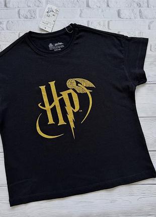 👕240грн👕134/140см та 158/164см 🛍у наявності🛍по 1шт pepperts! чорна футболка з глітером