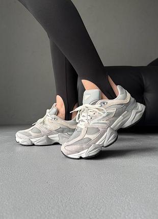 Кросівки жіночі new balance 9060 light grey/beige