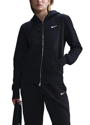Толстовка жіноча nike w nsw phnx flc std fz hdy чорна