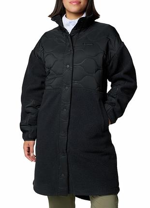 Куртка женская columbia cloud pointTM long fleece черная