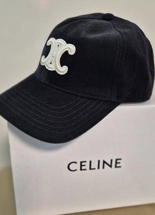 Бейсболка жіноча celine чорна