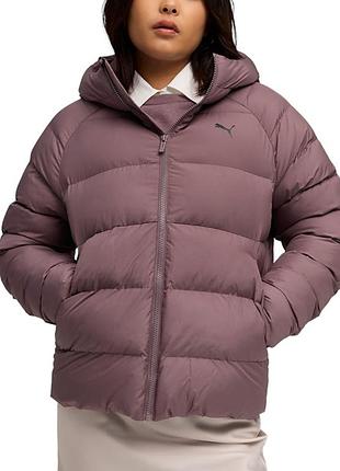 Куртка женская puma mono hooded jacket фиолетовая 68838588