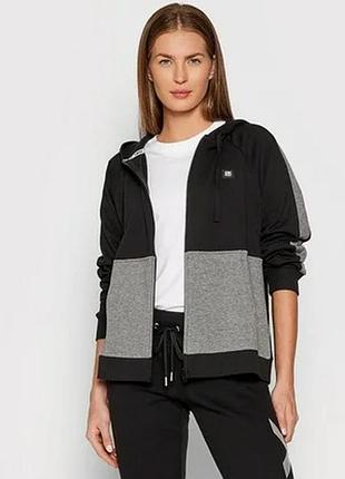 Утеплена кофта худі на замку dkny в ідеальному стані