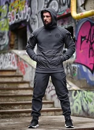 Флисовый костюм stone island 8