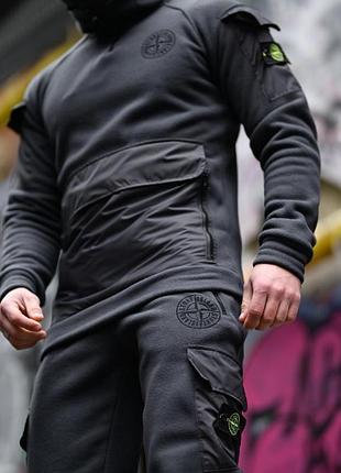 Флисовый костюм stone island 9