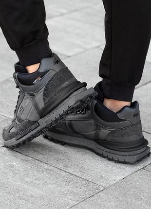 Кроссовки lacoste elite active high waterproof зима 4