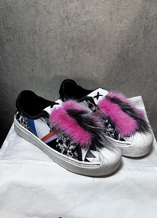 Fendi 🔥🔥слипоны кожаные