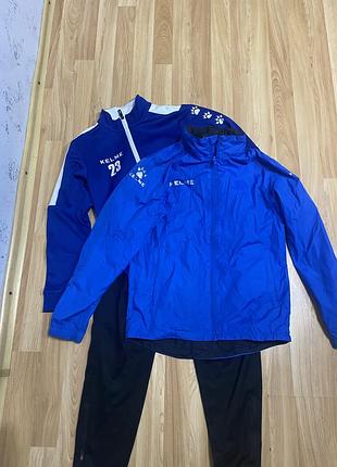 Спортивний костюм kelme + вітрівка для підлітків