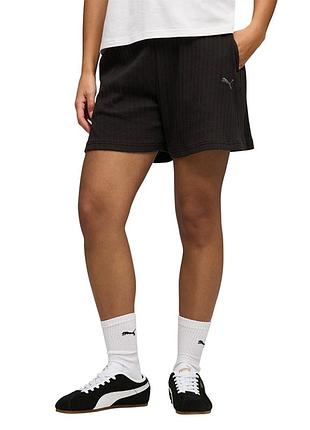 Шорты женские puma her high-waist shorts 5" черные 69239001