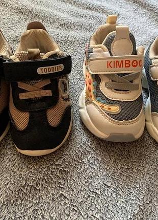 Кросівки для хлопчиків toddler чорні, розмір 19